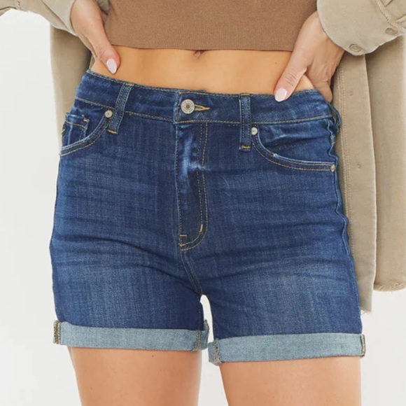 KANCAN High Rise Jean Shorts - Picture 2 of 8